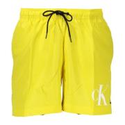 Calvin Klein Gula Herr Simboxershorts Yellow, Herr