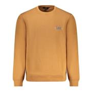 Lee Brun Långärmad Sweatshirt med Tryck Brown, Herr