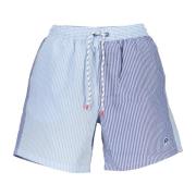 North Sails Blårandig Simboxershorts Blue, Herr