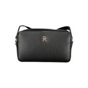 Tommy Hilfiger Svart Polyeten Handväska | To-33670 Black, Dam