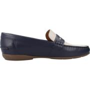 Geox Stiliga Loafers för Kvinnor Blue, Dam