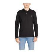 U.s. Polo Assn. Bomull Crew Neck T-shirt Black, Herr