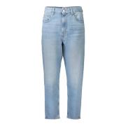 Tommy Hilfiger Blå Denim Mom Jeans Ultra High Blue, Dam