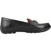 Geox Stiliga Loafers med Kosmopolis Grip Black, Dam