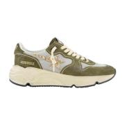 Golden Goose Running Sole Sneakers Green, Dam