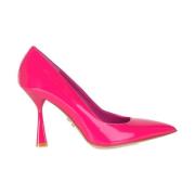 Sergio Levantesi Fuchsia Läder Högklackade Pumps Pink, Dam