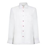 Kiton Vit Polo Skjorta Stilfull White, Herr