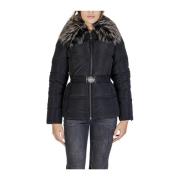 Guess Svart Polyamid Jacka & Kappa Kollektion Black, Dam