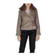 Guess Ullblandning Jacka & Kappa Kollektion Brown, Dam