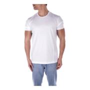 Fay Vit Logo Front T-shirts och Polos White, Herr