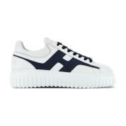 Hogan Vita Läder Sneakers Logo Patch White, Herr