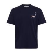 JW Anderson Blå T-shirt Herrkläder Blue, Herr