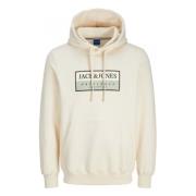 Jack & Jones Hoodie Beige, Herr