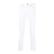 Dondup Vita Slim-Fit Cropped Jeans White, Herr