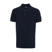 Tom Ford Herr T-shirts & Polos i Blått Blue, Herr