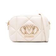 Love Moschino Ivory Axelväska för Kvinnor Beige, Dam