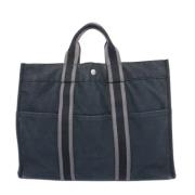 Hermès Vintage Pre-owned Canvas totevskor Black, Dam