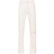 Jacob Cohën Vita Bard Jeans för Män White, Herr