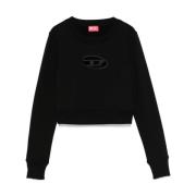 Diesel Svart Sweatshirt Dammode Black, Dam