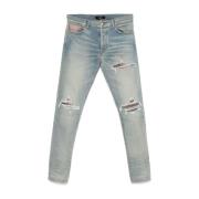 Amiri Ljusblå Denim Skinny Jeans Blue, Herr