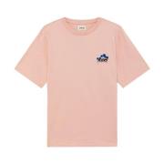 Autry T-shirt med blommigt tryck - Kortärmad Pink, Herr