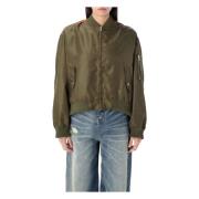 MM6 Maison Margiela Militär Orange Bomberjacka Damkläder Green, Dam