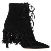 Aquazzura Pre-owned Pre-owned Mocka stvlar Black, Dam