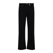 Alexander McQueen Svarta Straight Leg Jeans Black, Herr