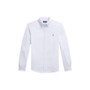 Polo Ralph Lauren Oxford Mesh Bomullsskjorta Purple, Herr