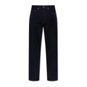 JW Anderson Jeans med logotyp Blue, Dam