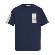 Iceberg T-shirt med lappar Blue, Herr