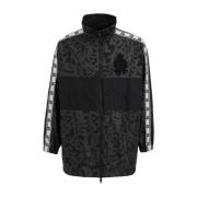 Dolce & Gabbana Oversized Vindtät Jacka med Logotyp Black, Herr