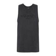 Balmain Vintage Broderad Tank Top Gray, Herr