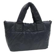 Chanel Vintage Pre-owned Canvas chanel-vskor Black, Dam