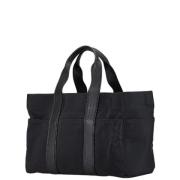 Hermès Vintage Pre-owned Canvas totevskor Black, Dam