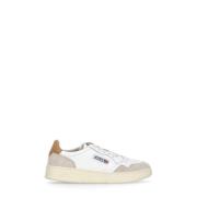 Autry Vita Lädersneakers med Mockainsatser White, Herr