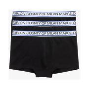 Marcelo Burlon 3-Pack Low Rise Trunks Svart Vit Black, Herr