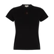 Alexander McQueen Casual Bomull T-shirt för Män Black, Dam