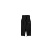 Carhartt Wip Cargo Byxa Svart Ripstop Bomull Löst Passform Black, Herr