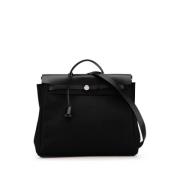 Hermès Vintage Pre-owned Canvas handvskor Black, Dam