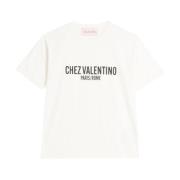 Valentino Garavani Vita T-shirts & Polos för Män White, Herr