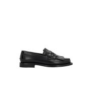 Hereu Svart Vävd Läder Loafer Black, Dam