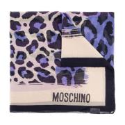 Moschino Sidenscarf med djurmotiv Purple, Unisex