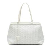 Goyard Vintage Pre-owned Tyg totevskor White, Dam