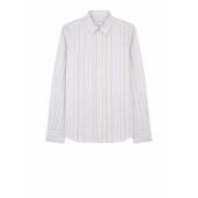 Paul Smith Randig Multi Pastell Skjorta White, Herr