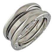 Bvlgari Vintage Pre-owned Vitt guld ringar Gray, Dam