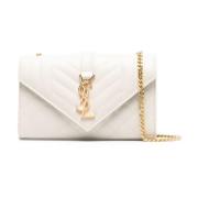 Saint Laurent Shoulder Bags White, Dam