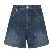 Balmain Vintage denim shorts Blue, Dam