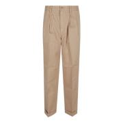 Polo Ralph Lauren Veckad Chino Byxor i Tan Beige, Dam