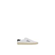 Saint Laurent Klassiska Court Sneakers med präglade detaljer White, He...